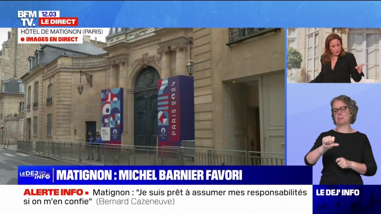 Futur Premier ministre Michel Barnier désormais favori pour Matignon