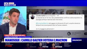 Présidentielle: Camille Galtier, maire LR de Manosque, appelle à voter pour Emmanuel Macron au 2e tour de la présidentielle