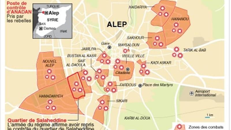 LA BATAILLE D'ALEP EN SYRIE