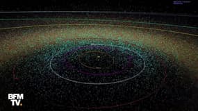 La Nasa a publié une vidéo des 18.000 astéroïdes et comètes observés autour de l'orbite de la Terre