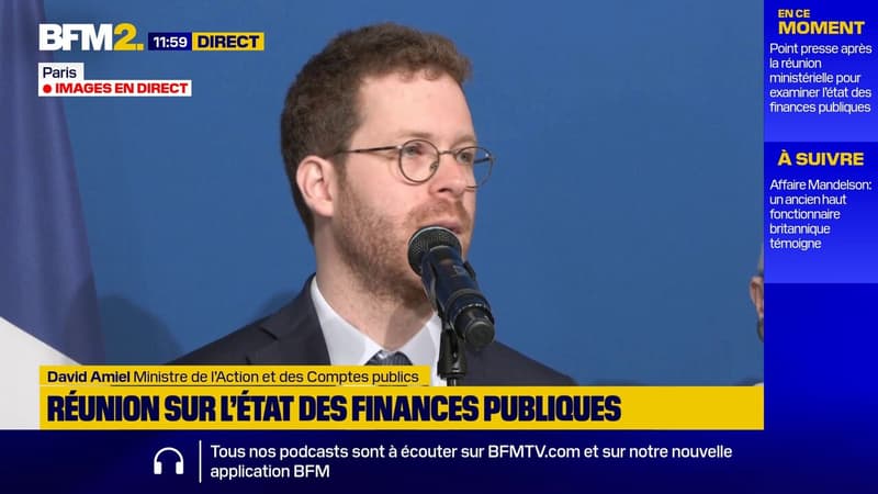 "La guerre a un coût estimé à 6 milliards d'euros pour les finances publiques", selon le ministre David Amiel