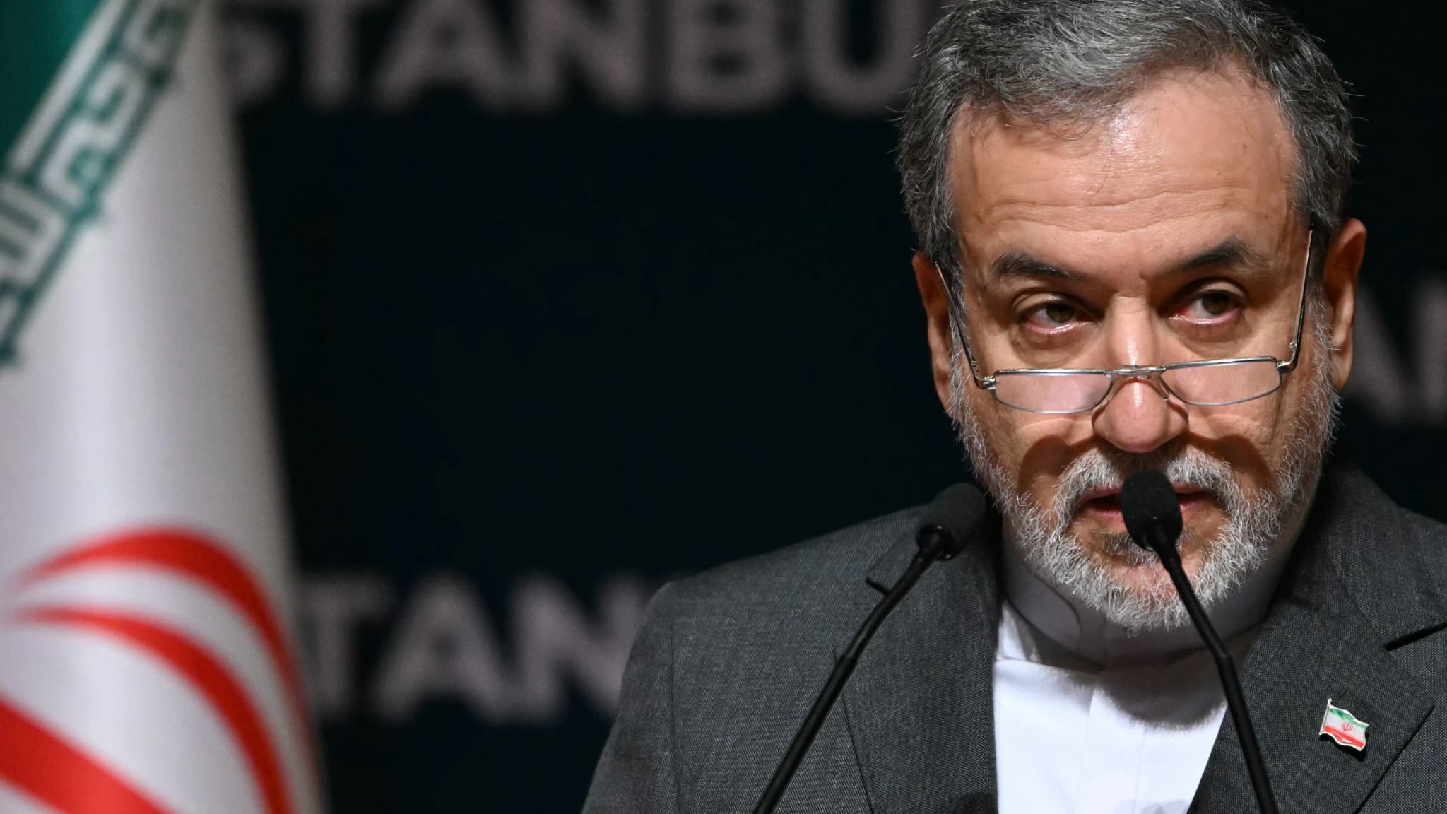 Le ministre des affaires étrangères iraniens, Abbas Araghtchi, le 22 juin 2025.
