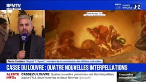 Casse du Louvre: "Une série de moyens supplémentaires doit être donnée au musée", affirme Alexis Corbière