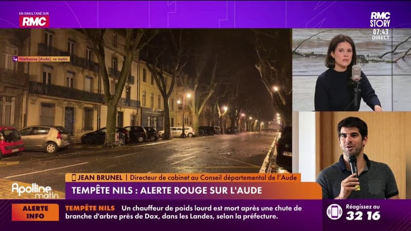 Tempête Nils : "Il faut se mettre à l'abri"