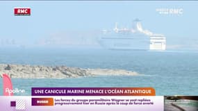 Une canicule marine menace l'océan Atlantique 