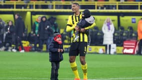 Sébastien Haller lors de Borussia Dortmund - FC Augsbourg, le 22 janvier 2023