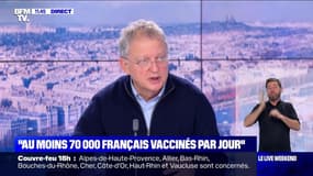 "Au moins 70 000 Français vaccinés par jour" - 10/01