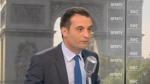 Florian Philippot sur le plateau de BFMTV-RMC mercredi 16 juillet 2014