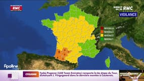 Six départements du Sud-Ouest en vigilance orange aux orages
