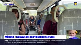 Méouge: les navettes reprennent du service