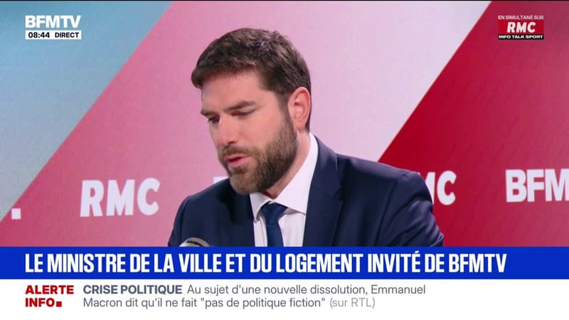 "Je peux vous assurer qu'on a tout mis en oeuvre": Vincent Jeanbrun explique son absence à la marche blanche en hommage à Mehdi Kessaci