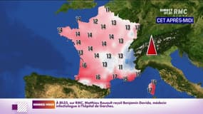 Météo : les températures au dessus des normales de saison 
