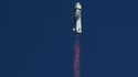 La fusée New Shepard de Blue Origin a décollé le 13 octobre 2021 depuis le Texas 
