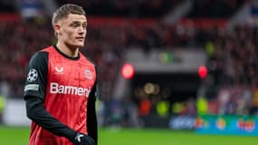 Florian Wirtz lors de Leverkusen-Slavia Prague, le 29/01/2025