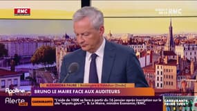 Sur RMC, Bruno Le Maire répond à Alexandra, au 3216 : "Que les énergéticiens inscrivent les aides"