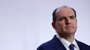 Jean Castex, alors Premier ministre, à Paris le 16 mars 2022
