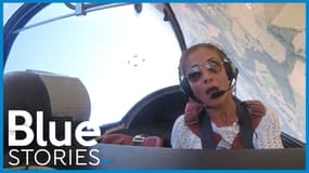 Malgré son handicap, Dorine Bourneton est devenue pilote de haute voltige