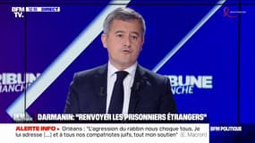 Expulser les détenus étrangers: "Ces personnes n'ont pas vocation à rester en France", assure Gérald Darmanin