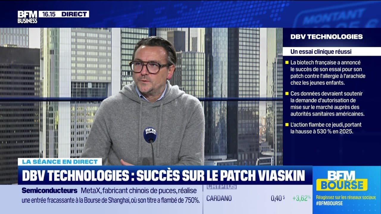 DBV Technologies s'envole, son patch 