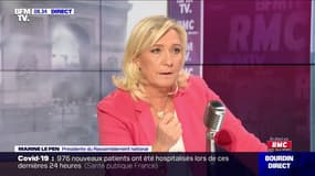 Covid: pour Marine Le Pen, "il y a une absence totale d'anticipation de la part du gouvernent" 