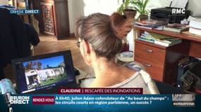 Inondations dans l'Aude: cette rescapée a fuit sa maison en pyjama et s'est réfugiée dans la forêt