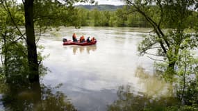 La rivière dans laquelle est tombé Yasin, avant d'être emporté par le courant.