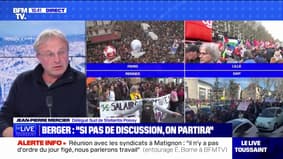 Jean-Pierre Mercier estime qu'il serait "naïf" de "penser que le gouvernement va annuler la loi" après la réunion avec les syndicats