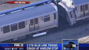 C'est à Forest Park, près de Chicago, qu'a eu lieu la collision entre deux trains.