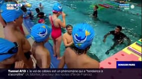 Yvelines: des enfants apprennent à nager avec des champions de natation