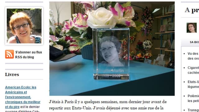 La journaliste a raconté sa mésaventure sur son blog jeudi.