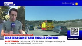 Alexis Beka Beka, joueur de l'OGC Nice qui menaçait de sauter du viaduc de Magnan est "sain et sauf" 