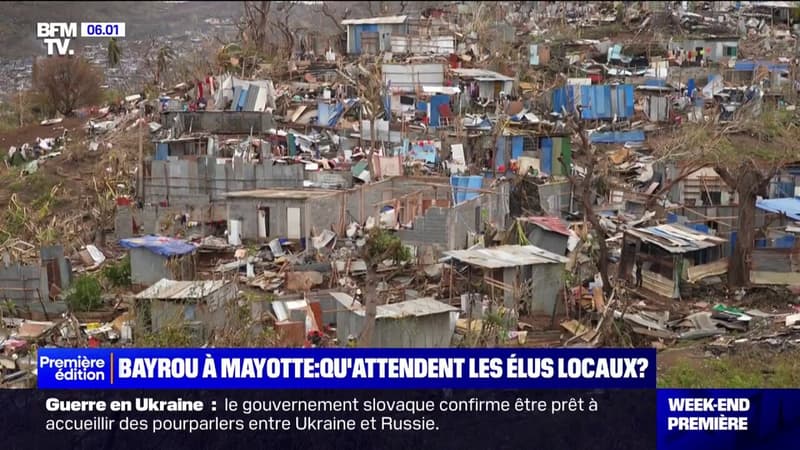 Mayotte: 15 jours après le passage du cyclone Chido, François Bayrou se rend sur l'archipel, accompagné de plusieurs ministres