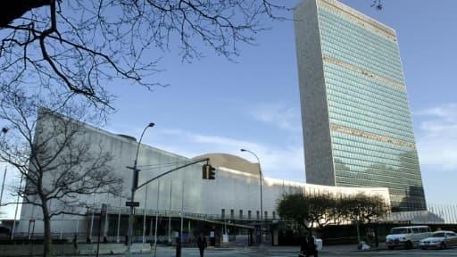 Le siège des Nations Unies à New-York le 14 avril 2005