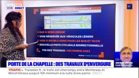 Porte de la Chapelle: des travaux d'envergure