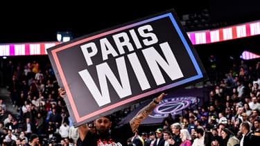 Le Paris Basketball à l'Adidas Arena en mars 2024