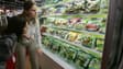 Un rayon salades en sachet dans un supermarché. (photo d'illustration)