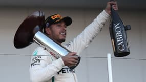 Hamilton après sa victoire au Grand Prix du Japon