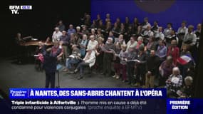 À Nantes, des sans-abri chantent à l'opéra