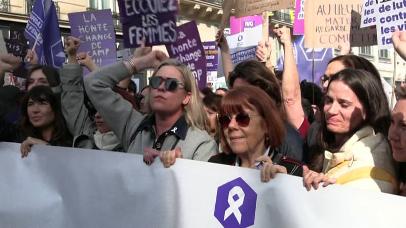 "On ne lâchera rien!": Gisèle Pelicot et sa fille Caroline Darian côte à côte à Paris pour la journée des droits des femmes