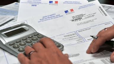 Une personne consulte son avis d'impôt sur le revenu 2010 (photo d'illustration).