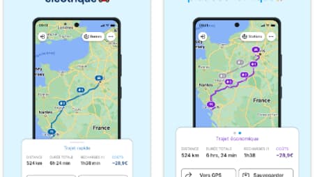 L'application Chargemap L'application Chargemap