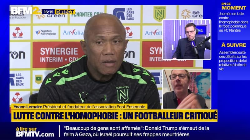 Lutte contre l'homophobie dans le foot: Yoann Lemaire 