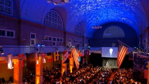Vue du dîner annuel des explorateurs le 25 mars 2017 à New York Vue du dîner annuel des explorateurs le 25 mars 2017 à New York
