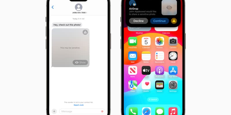 L'option "Sécurité des communications" d'Apple