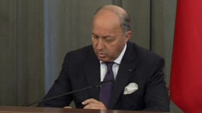 Laurent Fabius à Moscou le 17 septembre.