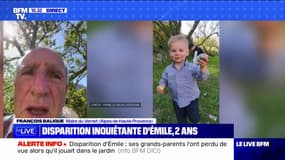 Disparition du petit Émile: "Tout le territoire est quadrillé, tout est scruté" explique le maire du Vernet