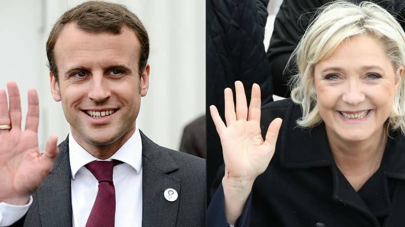 Emmanuel Macron et Marine Le Pen s'affronteront au second tour de l'élection présidentielle.