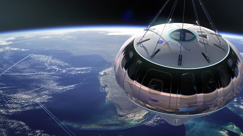 Bar et wifi: l'entreprise américaine Space Perspective dévoile sa capsule spatiale