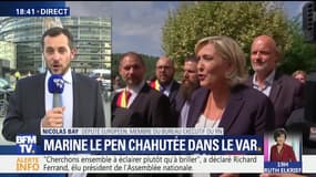 Marine Le Pen chahutée dans le Var: "Non, je crois qu'elle a été bien accueillie", Nicolas Bay