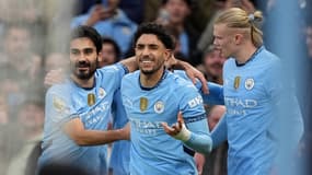 Omar Marmoush a marqué un triplé avec Manchester City, 25e journée de Premier League, 15 février 2025